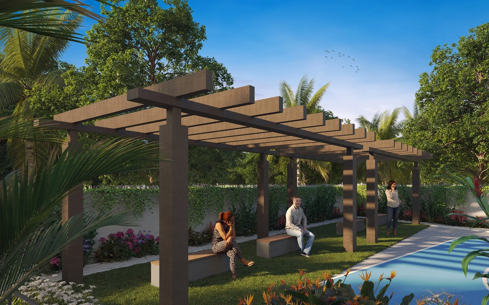 Pergola Seating