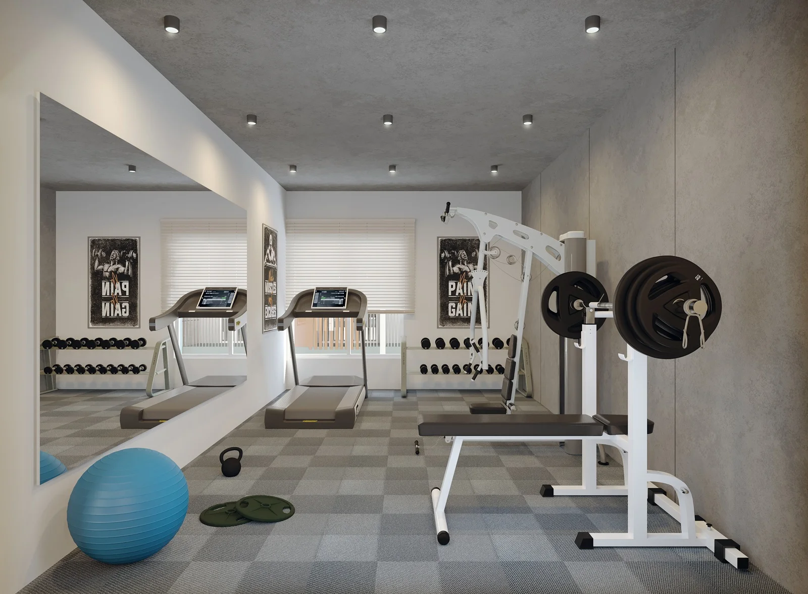 Gym interior