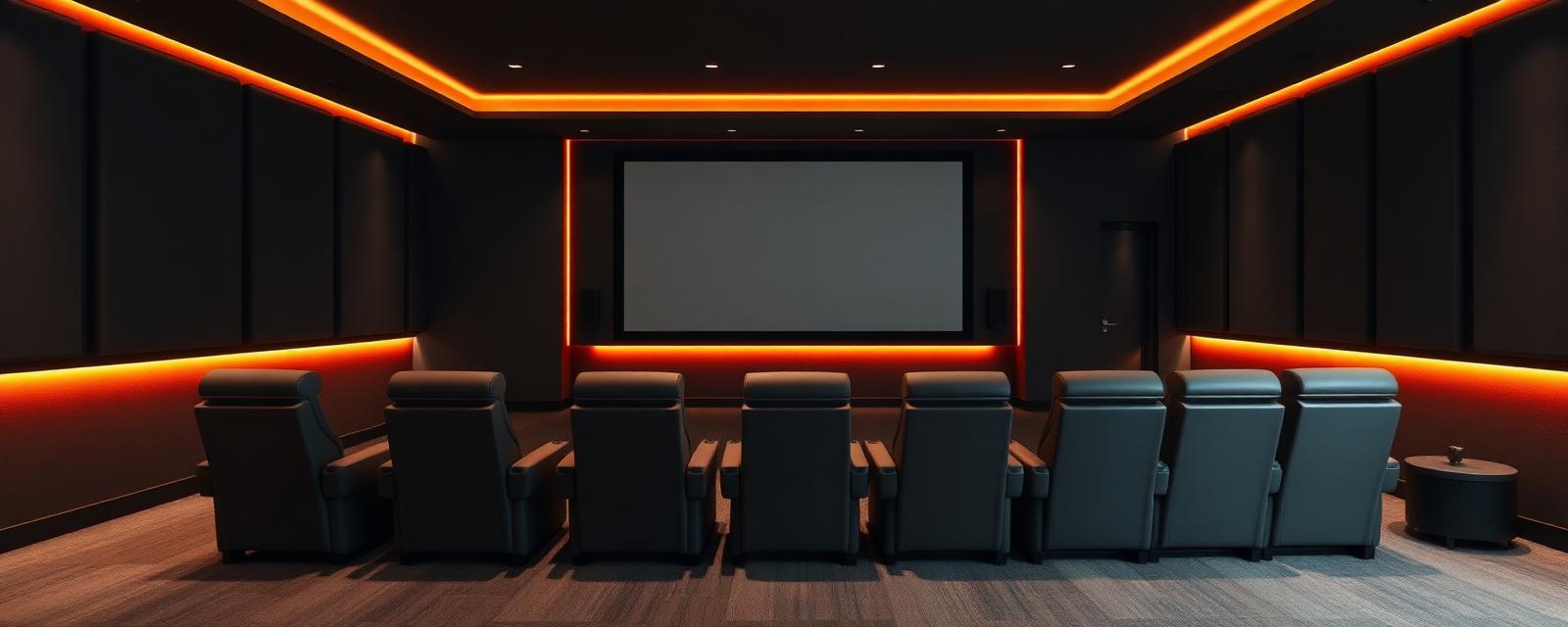 Home Theatre at UrbanEarth Realty — North Bangalore